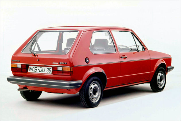 De luxe variant van de beste auto die wij thuis hadden: de Golf I diesel. Foto: Volkswagen. 